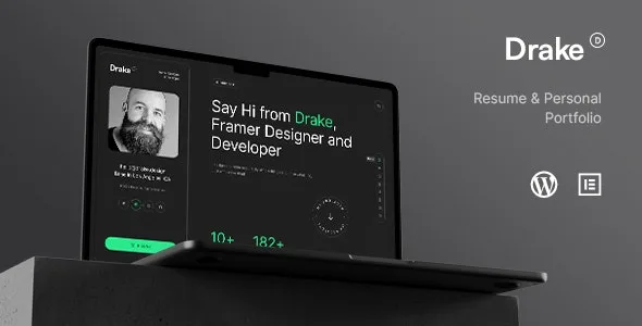 Drake - Personal Portfolio Resume Theme